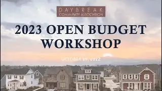 Budget Town Hall Recording
