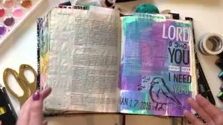 Liberty UMC Bible journaling group promo