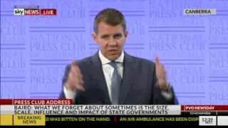 NSW Premier Mike Baird National Press Club address
