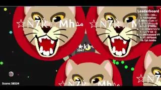 AGARIO 67k MASS HIGH SCORE/ دعس اقاريو 67 الف مع التيم
