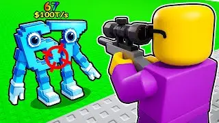 Becoming a TRILLIONAIRE by SHOOTING Roblox brainrots...