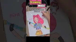 K-Pop Demon Hunters Fan Art by a 10-Year-Old 💖🎨#kpopdemonhunters   #kidartist #artforkids #kpop