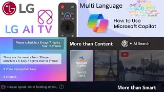 MS Copilot Login Process on LG TV & usages in Punjabi