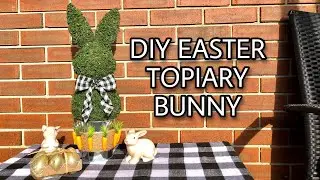 DIY Easter Topiary🐰Bunny