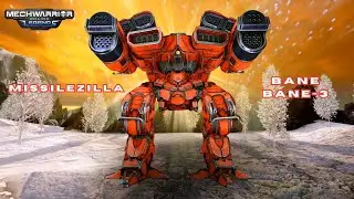MWO: Bane-3 - Shadow Hawk & Dreadnought experience the joys of missile lock