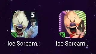 Ice Scream 5 VS Ice Scream 4 - Gameplay