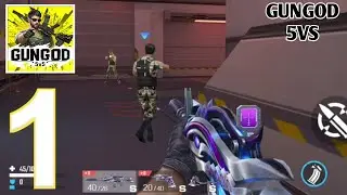 Gun God 5v5 TDM Arena - Gameplay Walkthrough Part 1 - Tutorial (Android,IOS)