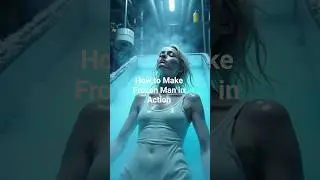 How to Make Frozen Man in Action #shorts #frozenman