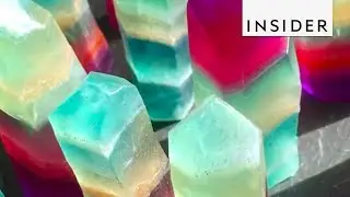 Rainbow Crystals Made Out of Soap