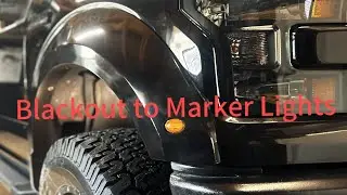 Using VHT to Blackout Marker Lights