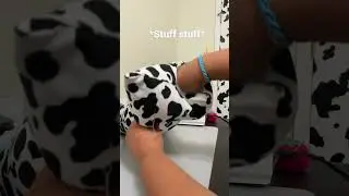 Day 3: Cow pillows #cow  #sewing #asmr #angrilymade