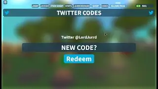 New Code for June on Island Royale roblox
