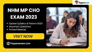 NHM MP CHO Update Syllabus & Pattern 2023, Important Questions, Printed Material, Online Test Series