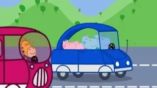 Свинка Паппа Путешествие на новой машине. Peppa Pig Journey on the new machine