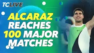 Carlos Alcaraz wins *87* of his first 100 major matches 🤯 | 2026 Australian Open