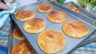 طريقة القرص الفلاحي الطريه بأبسط وأسهل طريقة من كيلو دقيق هنعمل كمية حلوة جدا وبطعم ورائحة زمان 😋👌