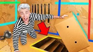 FLUCHT aus dem KARTON GEFÄNGNIS Challenge **3 teil**
