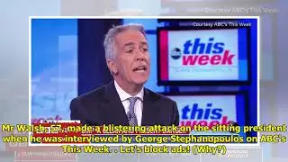 Joe Walsh: Trump is incompetent | Breaking News USA