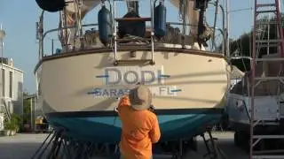 How to install large decals The Boat Life