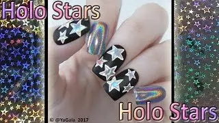 Hello holo! Easy holo stars design! / Голографические звезды