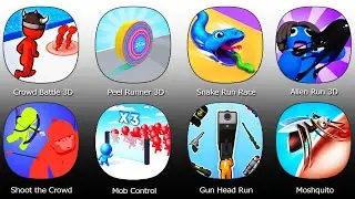 Moshquito,Crowd Battle 3D,Peel Runner 3D,Snake Run Race,Alien Run 3D,Gun Head Run,Mob Control,Shoot