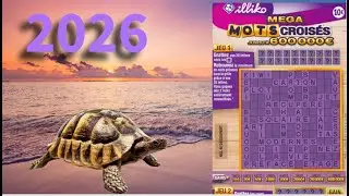 🍀1er m&eacute;ga mots crois&eacute;s de 2026🍀#fdj