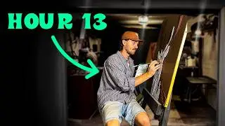 Я провел 24 часа в своем крошечном гараже, создавая это произведение искусства.