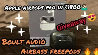 Boult audio airbass freepods review and unboxing🔥