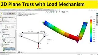 Plane Truss Load Analysis with Solidworks Simulations