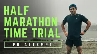 HALF MARATHON TIME TRIAL PB ATTEMPT | SUB 1:35 TARGET | THE WU