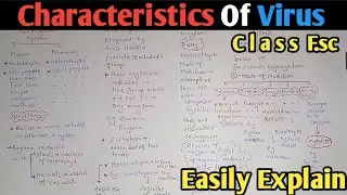 Characteristics Of Virus In Urdu Hindi | Class 11 Biology