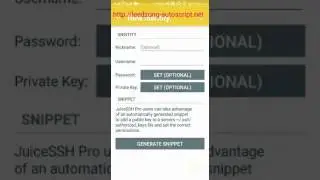 How to setup vps with Juicessh for android