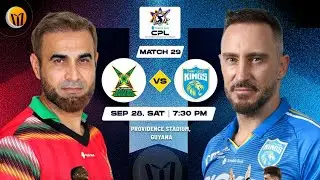 CPL2024: Guyana Amazon Warriors vs Saint Lucia Kings 29th Match Prediction Who Will Win?