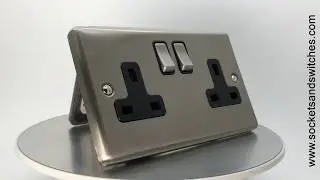 Brushed Steel Sockets and Switches - Warwick Switches & Sockets Range