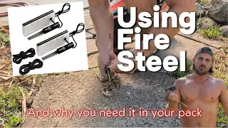 🔥 How to Start a Fire with Fire Steel (Ferro Rod ) | Fire Steel Technique 🔥