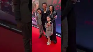 Павел Прилучный с детьми и супругой Зепюр Брутян на премьере &laquo;Мажор в Сочи&raquo; #shorts #прилучный #кино
