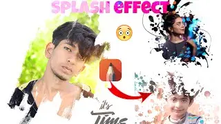 Splash photo editing ! Sketchbook editing  tutorial | splash effect editing |