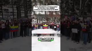 Rusia: Estudiantes de Universidad de Petr&oacute;leo y Gas GUBKIN cond3nan agr3si&oacute;n imperial de EEUU