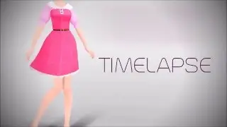 .:: Metasequoia time lapse - Pink dress ::.