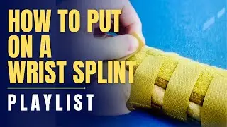 How to put on a Wrist Splint