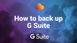 How to back up G Suite