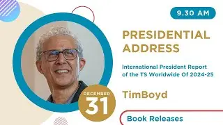 *PRESIDENTIAL ADDRESS, video report, book releases