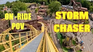 On-Ride POV ✨🎢 Storm Chaser Spinning Rollercoaster at Paultons Park ✨ Back Seat Full Ride ✨