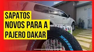 Colocando pneus 265 70 R17 na Pajero Dakar