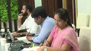AP CM YS Jagan holds review meeting with Irrigation department authorities at camp office -Tadepalli