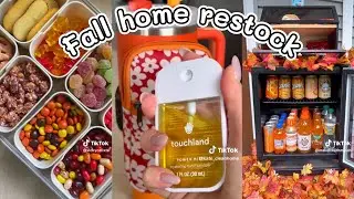ASMR Fall 🎃🦇🍂 Home restock (TikTok compilation)