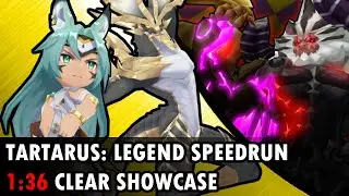 LEGEND Tartarus SPEEDRUN ft. G!Luca & Nyx (1:36 clear) | Dragalia Lost