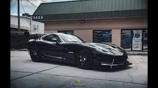Like New 2017 Dodge Viper ACR Gets Customized and Full Vehicle Paint Protection Film Install