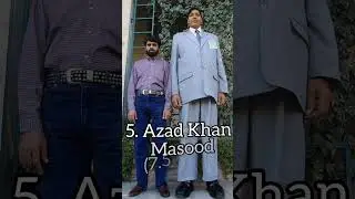 Top 10 Pakistani Tallest peoples !! #tallest #shorts @10PakTubes