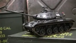 Old tank repair Episode #8, 1/35th scale Tamiya M41 Walker Bulldog motorized rebuild restoration